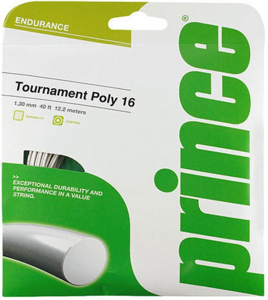 Cordaje de tenis Prince Tournament Poly (12,2 m)