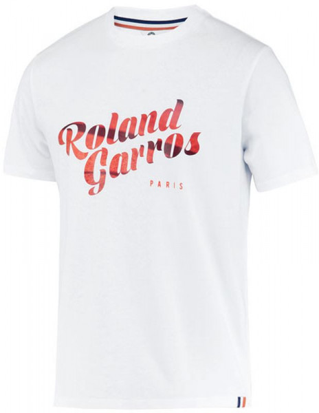 Herren Tennis-T-Shirt Roland Garros Tee Shirt RG Paris M - blanc