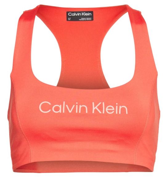 Дамски сутиен Calvin Klein Medium Support Sports Bra - cool melon