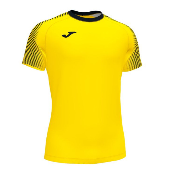 Teniso marškinėliai vyrams Joma Hispa III Short Sleeve T-Shirt M - fluor yellow