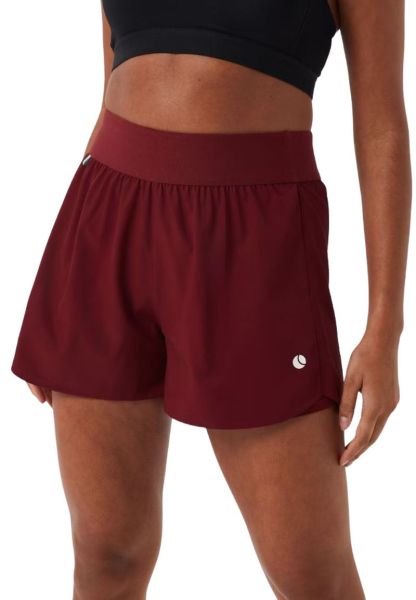 Damen Tennisshorts Björn Borg Ace 2in1 - Rot