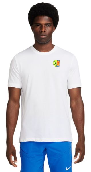Men's T-shirt Nike Court Dri-Fit T-Shirt Open - white