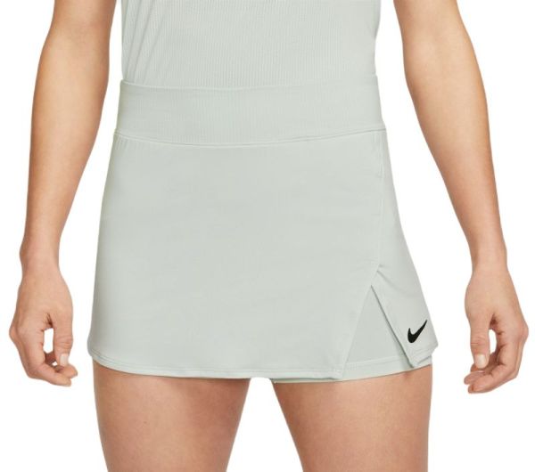 Falda de tenis para mujer Nike Court Victory Skirt - light silver/black
