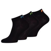 Tenisa zeķes Fila Unisex Quarter Plain Socks 3P - color fluo