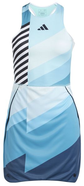 Naiste tennisekleit Adidas Transform Dress - flash aqua/black