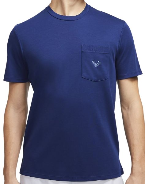 Teniso marškinėliai vyrams Nike Court M Rafa Top SS - blue void
