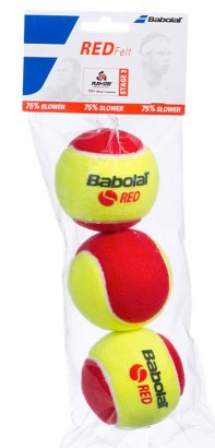 Tennis balls Babolat Red Felt 3B