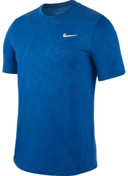  Nike Court Dry Challenger Top SS - game royal/white