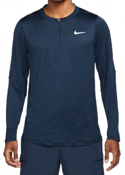 Męski T-Shirt tenisowy Nike Dri-Fit Adventage Camisa M - obsidian/obsidian/white