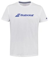 Herren Tennis-T-Shirt Babolat Exercise Tee Men - white/white