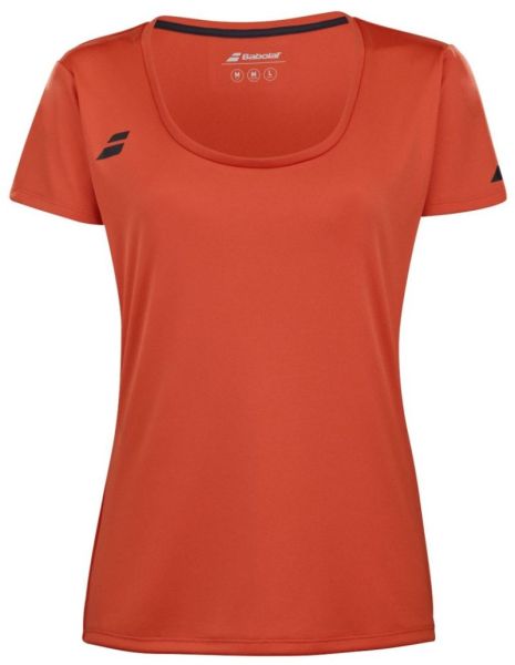 Maglietta Donna Babolat Play Cap Sleeve Women - Rosso