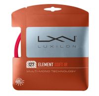 Teniso stygos Luxilon Element Soft IR (12,2 m) - iridescent red
