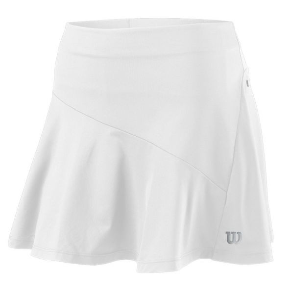 Női teniszszoknya Wilson Training 12.5 Skirt II W - white