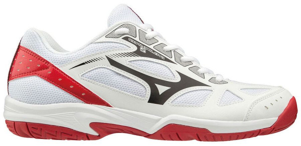 Muške cipele za squash Mizuno Cyclone Speed 2 - white/black/red