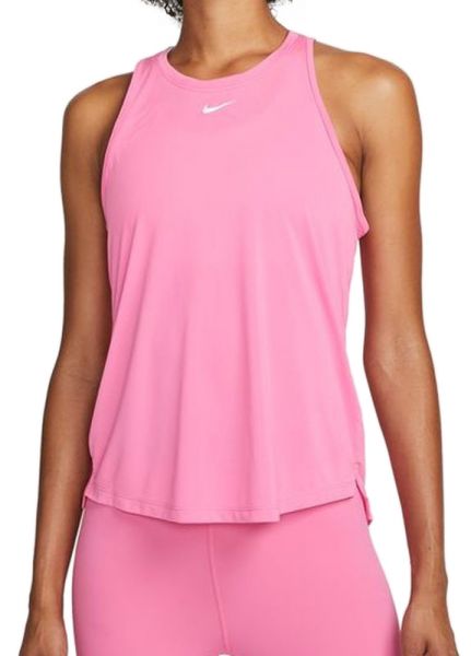 Marškinėliai moterims Nike Dri-Fit One Tank - pinksicle/white
