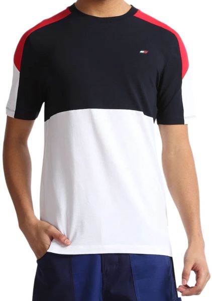 Men's T-shirt Tommy Hilfiger Global Stripe Colourblock - Multicolor