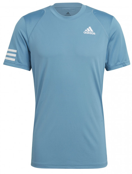  Adidas Club 3-Stripes Tee M - hazy blue/white