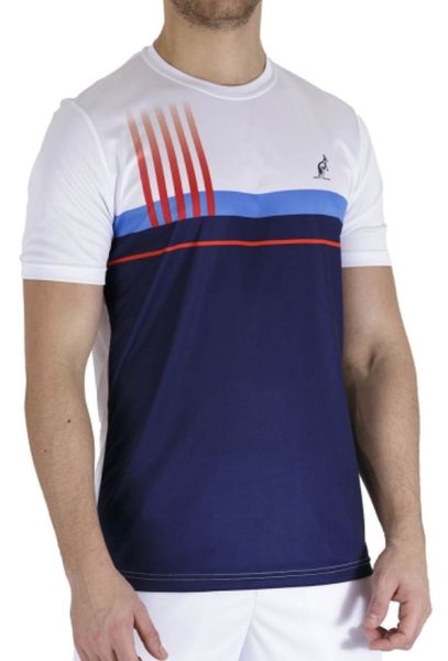 Herren Tennis-T-Shirt Australian Ace T-Shirt with Print - blue cosmo