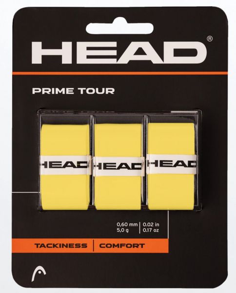 Griffbänder Head Prime Tour 3P - yellow