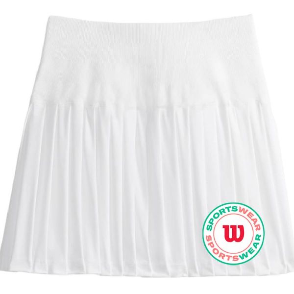 Damska spódniczka tenisowa Wilson Midtown Tennis Skirt - bright white