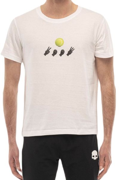 Herren Tennis-T-Shirt Hydrogen 2003 Tennis Ball - Weiß