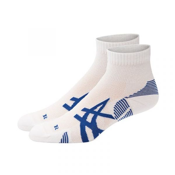 Tennisesokid  Asics 2PPK Cushioning Sock - 2P/brilliant white/asics blue