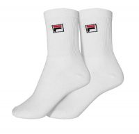 Calcetines de tenis  Fila Long Frottee Socks 2P - white