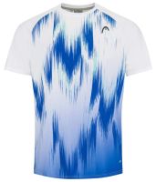 Herren Tennis-T-Shirt Head Topspin T-Shirt - white/print vision
