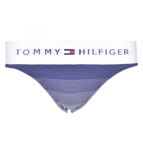 Majtki Tommy Hilfiger Bikini 1P - seamless stripe/twilight indigo