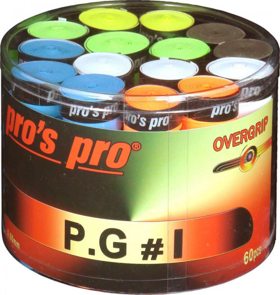 Grips de tennis Pro's Pro P.G. 1 60P - color