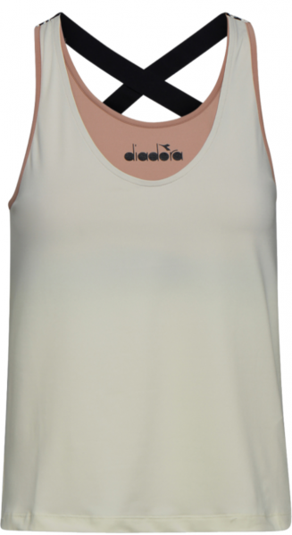Ženska majica bez rukava Diadora L. Tank Clay - mahogany rose/whisper white