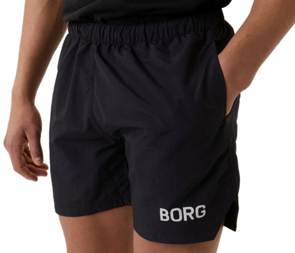 Shorts de tenis para hombre Björn Borg Borg Training Shorts - black beauty