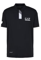 Tenisa polo krekls vīriešiem EA7 Man Jersey Jumper - black