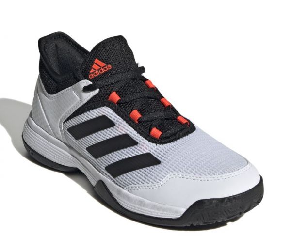 Juniorská obuv Adidas Ubersonic 4 K - cloud white/core black/solar red