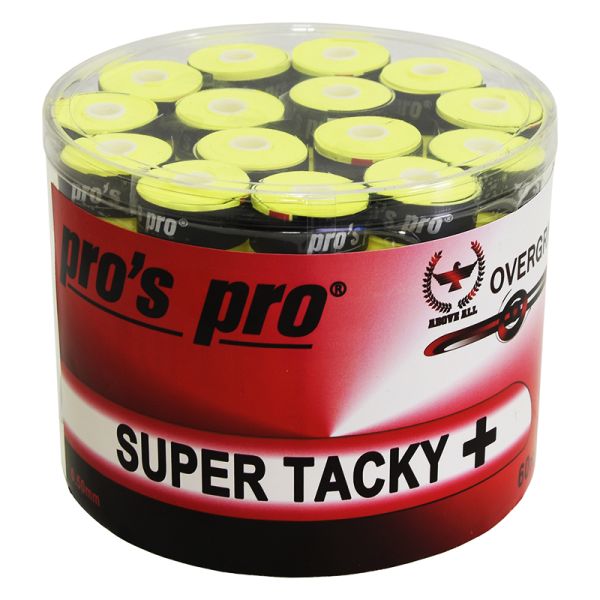 Overgrip Pro's Pro Super Tacky Plus (60P) - Yellow