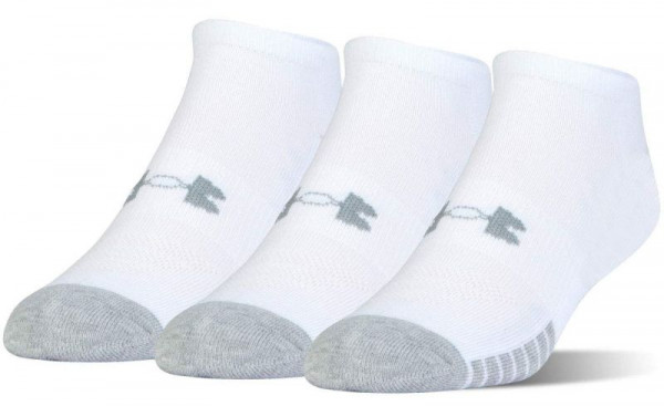 Socks Under Armour HeatGear No Show 3P - white