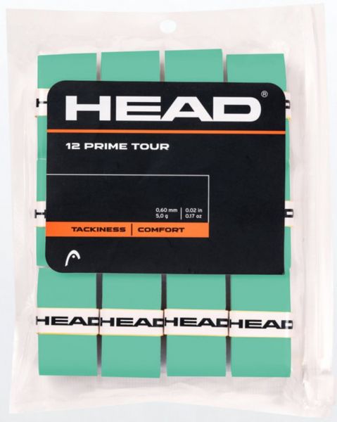 Owijki tenisowe Head Prime Tour 12P - mint