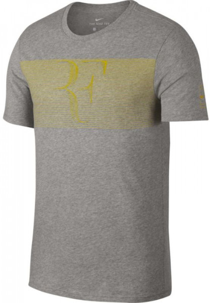  Nike RF Court Cotton Tee - dark heather grey