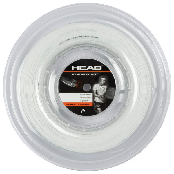 Naciąg tenisowy Head Synthetic Gut (200 m) - white