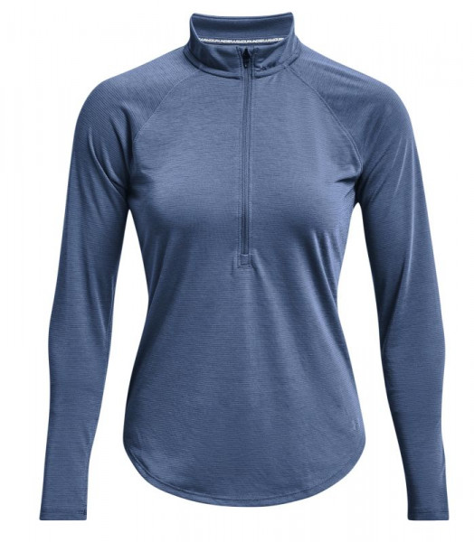 Damen Tennissweatshirt Under Armour Streaker Half Zip W - mineral blue