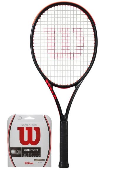 Tennis racket Wilson Clash Team 103 V3.0 - strung