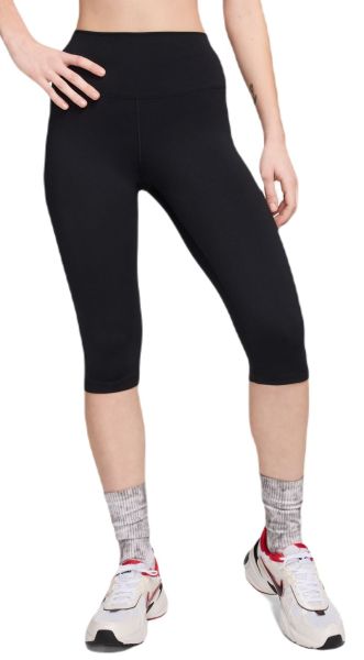 Tamprės Nike Dri-Fit One High-Waisted Capri Leggings - black/black