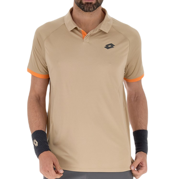 Polo de tennis pour hommes Lotto Tech II D2 Polo - Marron