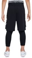 Chlapčenské nohavice Nike Pro Warm Dri-FIT Full Length Tight - black/black/white Chlapčenské nohavice Nike Pro Warm Dri-FIT Full Length Tight - black/black/white