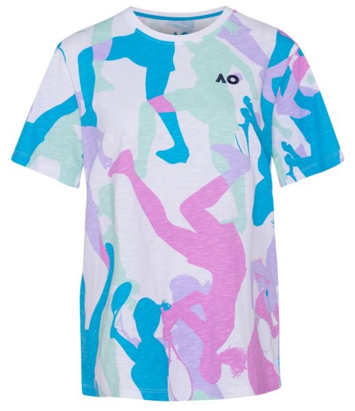 Marškinėliai moterims Australian Open T-Shirt Player Camouflage - multicolor