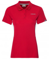 Női póló Head Club Tech Polo Shirt W - red