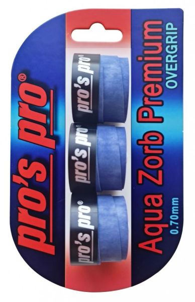 Griffbänder Pro's Pro Aqua Zorb Premium (3P) - blue