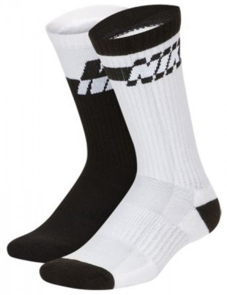  Nike Everyday Cushioned Kids' Crew Socks - 3 pary/white/black