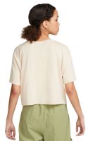 Ženska majica Nike Sportswear Essential Crop Icon - sanddrift/white Ženska majica Nike Sportswear Essential Crop Icon - sanddrift/white