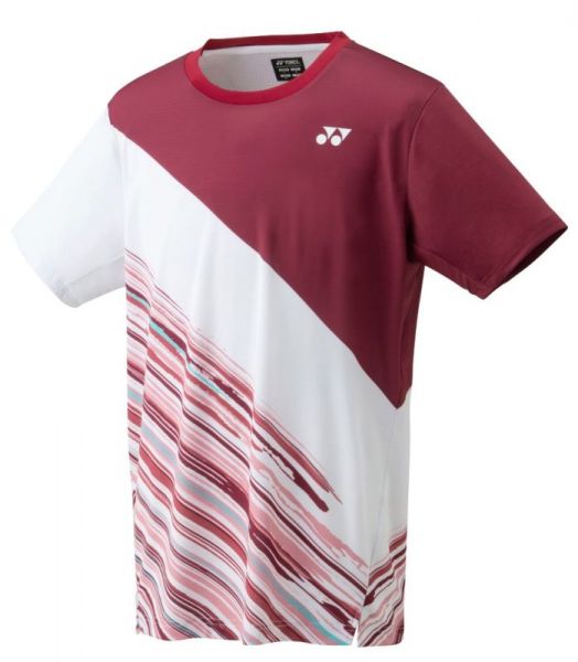 Pánské tričko Yonex Men's Crew Neck T-Shirt - wine red